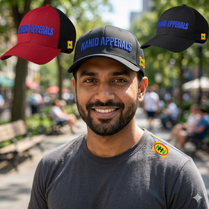 Gorra de Béisbol Personalizada de 5 Paneles, Clásica, de Felpa, Pintada a Mano, con Pedrería, Forro de Satén, 100% Algodón, con Logotipo Personalizado BD Four - Product Image 2