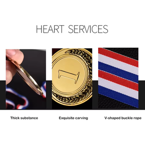 Médailles personnalisées en or, argent et bronze pour les gagnants, en petites séries, pour les compétitions, les fêtes, les jeux sportifs - Product Image 5
