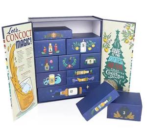 Caja <span class=keywords><strong>de</strong></span> Cartón Personalizada para Calendario <span class=keywords><strong>de</strong></span> Adviento, Caja <span class=keywords><strong>de</strong></span> Regalo Sorpresa Personalizada para Navidad - Product Image 5