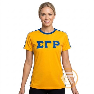 T-shirt en coton jersey respirant et à séchage rapide pour femmes de la sororité Sigma Gamma Rho – Qualité supérieure, écologique, idéal pour l'été – Vente en gros - Product Image 4