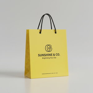 ถุงกระดาษเคลือบเงาแบบกำหนดเอง ทำด้วยมือ หรูหรา เป็นมิตรกับสิ่งแวดล้อม รีไซเคิลได้ สำหรับบรรจุภัณฑ์ของขวัญพรีเมียมในซูเปอร์มาร์เก็ต - Product Image 3