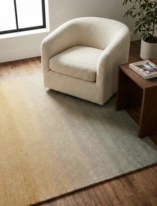 Ombre Tufted <b>Rug</b>, Modern Gradient Area <b>Rug</b>, Soft Neutral Carpet for Bedroom & Living Room - Product Image 2