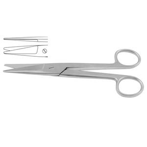 Tijeras Ginecológicas Mayo Noble Rectas de 16.5cm de Acero Inoxidable, Tijeras Quirúrgicas Generales para Vendajes, Tijeras de Disección Crown Satin - Product Image 6