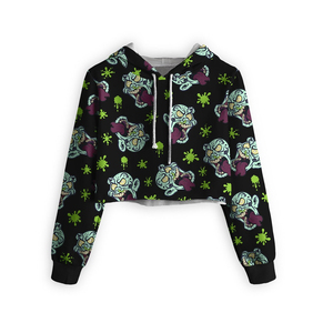 Nuevas Sudaderas Cortas con Capucha para Mujer, con Logotipo Personalizado Impreso |   Sudaderas Cortas con Capucha para Mujer al Por Mayor, al Mejor Precio - Product Image 2