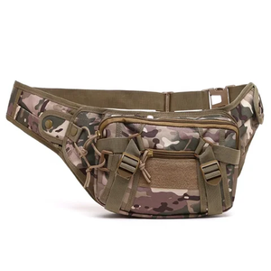 Riñonera táctica impermeable Oxford para exteriores, bolsa de cintura, bolsillo para teléfono, para hombre, transpirable, de lona de algodón personalizada. - Product Image 2