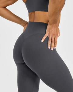 Leggings de yoga taille haute unis pour femmes – Confortables, extensibles dans quatre directions, séchage rapide et respirants - Product Image 3