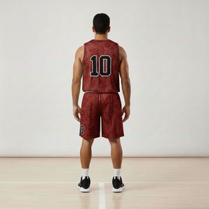 Conjunto de uniforme de baloncesto para adultos, estudiantes y niños, uniforme de equipo para entrenamiento y competición, chaleco transpirable de secado rápido, uniforme de equipo - Product Image 2