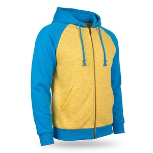 Vente en gros de sweats à capuche en coton, personnalisables par sérigraphie, coupe oversize à épaules tombantes, en molleton épais, avec logo personnalisé sur la manche et fermeture éclair intégrale - Product Image 1