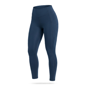 High Waist <b>Leggings</b> <b>with</b> <b>Pocket</b> Stretch Full Length Knitted Spandex Polyester Breathable Quick Dry Women's Activewear - Product Image 2
