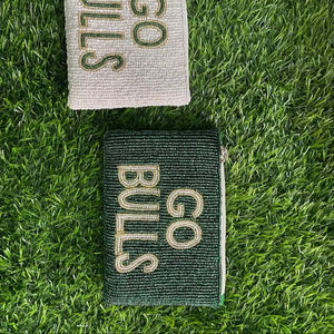 Porte-monnaie perlé fait main personnalisable avec fermeture éclair, accessoire de Mardi Gras, pompon et sequins, pour femme, lot de 3, motif léopard - Product Image 1