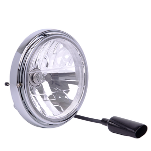 JY-19M2 Front Motorcycle Headlight CB400SF <b>H4</b> Diamond. 7 Sealed Beam Replacement Headlight Dual Function 60W Bulb 6V/12V New - Product Image 1