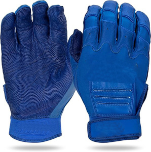 Guantes de béisbol transpirables de malla y cuero para entrenamiento deportivo de verano con protección segura en el puño. - Product Image 1