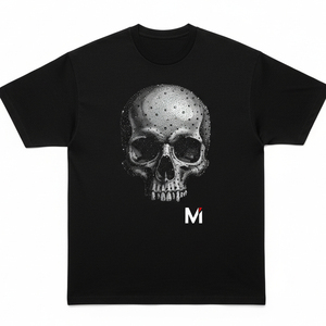 T-shirt imprimé surdimensionné pour homme avec strass, 100 % coton épais, streetwear, logo de marque personnalisé, Y2K, hip-hop, tee-shirt scintillant - Product Image 1