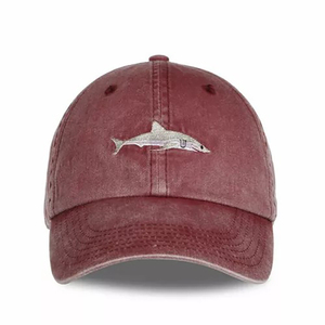 Casquette de baseball rouge en toile avec sangle réglable, unisexe, pour la pêche, 6 panneaux, décontractée, pour l'hiver, le printemps et l'été - Product Image 4