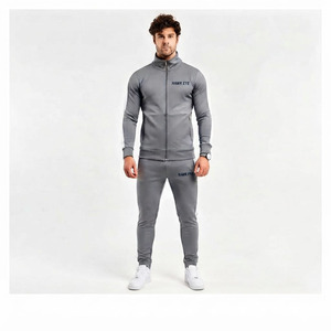 Ensemble de survêtement respirant pour homme Hawk Eye Sports, en molleton fin 300g, avec sweat à capuche et pantalon boutonné intégral, idéal pour l'hiver - Product Image 1