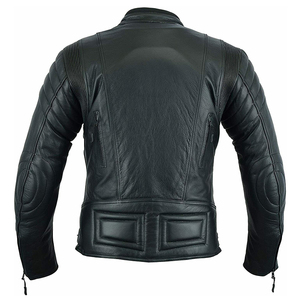 High Quality New Arrival Leather <b>Jacket</b> Custom Logo Design Autumn Fashionable Stand Collar OEM Service Men's - Product Image 3