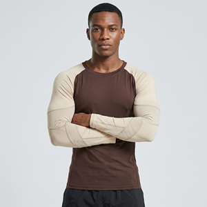 Custom Made <b>Men's</b> Long Sleeve Rash Guard Winter Full Sleeve Breathable Quick Dry <b>Compression</b> <b>Shirt</b> Spandex/Polyester Custom - Product Image 1