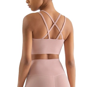 I-Word Undershirt Ropa deportiva Mujer Gym Bra Pads Sujetadores deportivos Sujetadores sin mangas para mujeres Verano Belleza Lencería Interior Adelgazamiento Wrap - Product Image 3