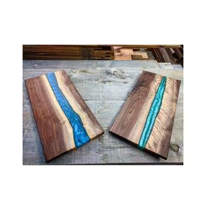 Bandeja de Madera y Resina para Mesa de Boda, Bandeja para Servir Comida, Vajilla, Venta Directa de Fábrica, Bandeja de Madera y Resina para Servir - Product Image 6