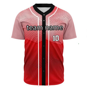 Camiseta de béisbol personalizada al por mayor, ropa de softbol de secado rápido, ropa deportiva sublimada para hombre, conjunto de uniforme de béisbol para equipo, precio bajo - Product Image 4