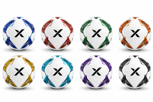 Ballon de football laminé personnalisé X |   Blanc Noir Or |   Logo X |   Fabricant OEM ODM |   Design haut de gamme |   Qualité supérieure - Product Image 5