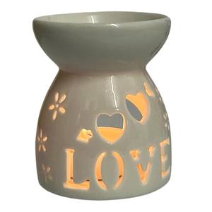 Quemador de aceite de cerámica decorativo al por mayor, difusor de aroma, aromaterapia con aceites esenciales, portavelas a los mejores precios - Product Image 1