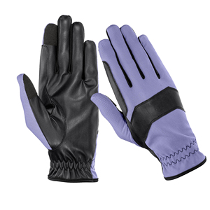 OEM Custom Professional Winter Horse Riding Gloves Leather <b>Full</b> Finger Anti <b>Slip</b> Hook Loop Closure Unisex High Quality Custom - Product Image 2