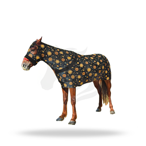 Couverture rafraîchissante pour cheval, personnalisée, drap d'été équestre respirant, couverture pour cheval pour l'entraînement, le transport et l'utilisation en écurie - Product Image 1