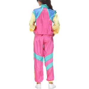 Custom Winter Solid Windbreaker Tracksuit Sets Women 2 Piece Patchwork Lightweight Cotton Fleece Zipper Breathable Hoodie <b>Pant</b> - Product Image 4
