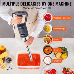 Frullatore a Immersione Commerciale da 500W con Lama in Acciaio Inox da 16 Pollici, Mixer Manuale Professionale con 16 Velocità Variabili - Product Image 6