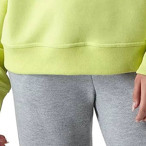 Sudaderas de mujer personalizadas con logotipo, de alta calidad, manga larga, holgadas, transpirables, para venta en línea a precio económico. - Product Image 5