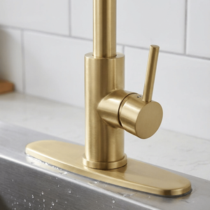 Rubinetto Industriale Lucidato con 1 Maniglia, 1 Foro, 3 Fori, con Doccetta Estraibile, per Cucina, Stile Rustico, Utilità, Camper, Cucina Wet B - Product Image 5