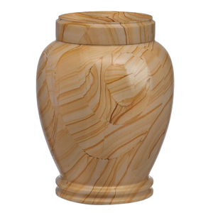 Natural Onyx Marble Decorative Funeral Urn for Human Ashes Premium Quality Handcrafted <b>Memorial</b> <b>Keepsake</b> Design Urn - Product Image 2