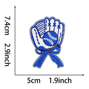 Écusson brodé personnalisé écologique avec motif cœur et fleur, à coudre ou thermocollant, en tissu sergé, pour vêtements, sacs, chapeaux - Product Image 3