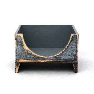 Nouvelle arrivée : porte-boîte à mouchoirs en bois, style Wabi Sabi, organiseur décoratif - Product Image 1