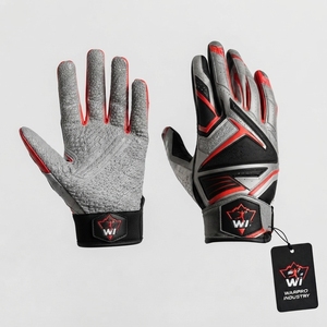 Comfort Performance Wear American Football <b>Gloves</b> Breathable Grip Design Flexible Fit For Training Practice Match Play Durable - Product Image 5