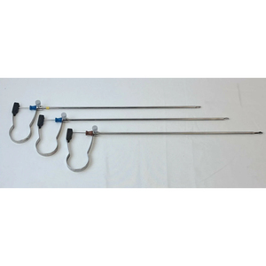 Lote de 3 Pinzas de Agarre Laparoscópicas R. Wolf Surgical de 5 mm con Mango en U - Product Image 1