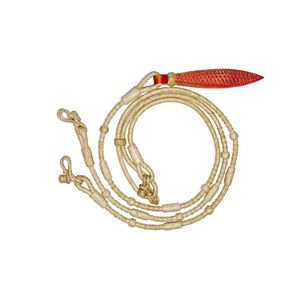 Rênes Romal en cuir brut tressé à la main de qualité supérieure, corde de menage pour cheval de style western, rênes d'entraînement en cuir faites à la main, équipement d'équitation durable - Product Image 3