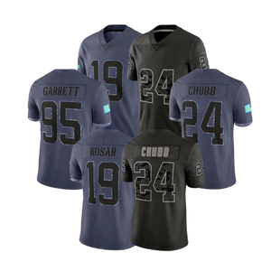 Maillots de football américain personnalisés pour hommes 2026 – Impression par sublimation, maille respirante, manches courtes, grandes tailles, collection été - Product Image 4