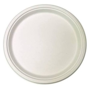 Most Selling Bagasse 9 Inch Eco-Friendly Modern Luxury <b>Disposable</b> <b>Plate</b> Compostable Food Grade Tableware for Hospitality Events - Product Image 1