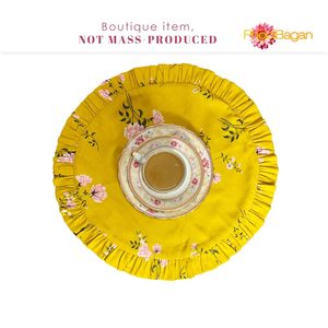 Yellow Poly Cotton <b>Table</b> mats Modern <b>Table</b> Protection Placemats for Home Hotel Restaurants <b>Low</b> MOQ Bulk Supply - Product Image 3