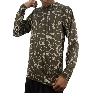 Ropa de Pesca Profesional para Hombre, Impresión Digital por Sublimación, 100% Algodón Poliéster, Cuello Redondo, Ropa Deportiva, Camisetas de Pesca - Product Image 1