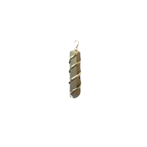 Pendentif crayon en spirale en cornaline, collier unisexe religieux hindou pour anniversaire - Product Image 1