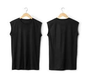 เสื้อกล้ามผู้ชายดีไซน์เพรียวบางพร้อมผ้ายืดสำหรับการฝึกเข้ายิมและชุดลำลอง - Product Image 4