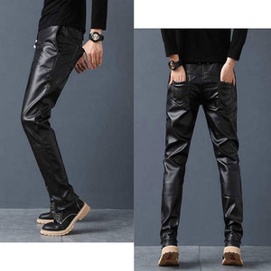 Men Fashionable Slim Fit Leather Pants Casual Wear Original Leather Best Quality Men Leather Pants For Adults - Product Image 5
