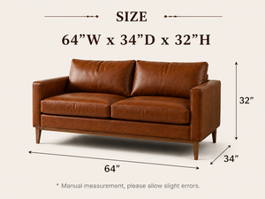 Contemporary 2.5 Seater Mid Century Modern Loveseat Sofa with Plush Cushion <b>Seating</b> Simple Design Loveseat <b>for</b> Modern Home Decor - Product Image 2