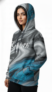 เสื้อฮู้ดดี้โอเวอร์ไซส์ยูนิเซ็กส์สไตล์ร่วมสมัย พร้อมลายพิมพ์ซับลิเมชั่นคุณภาพสูง สำหรับแฟชั่นสตรีทแวร์ - Product Image 4