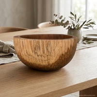 Ensemble de vaisselle en bois personnalisé de luxe écologique, élégant et fait main, pour fêtes, mariages, salades et plats.
