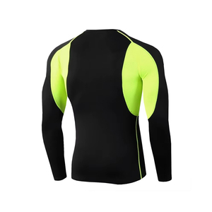 Vêtements de sport en gros : Rashguard homme à manches longues, respirant, séchage rapide, compression, haut de natation, personnalisation OEM, marque et couleur sur mesure - Product Image 2