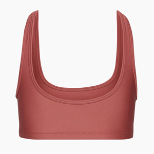 Ensemble de sport 2 pièces personnalisé pour femme, haut court et bas de yoga, respirant, séchage rapide, en Spandex/Polyester 2026 - Product Image 4